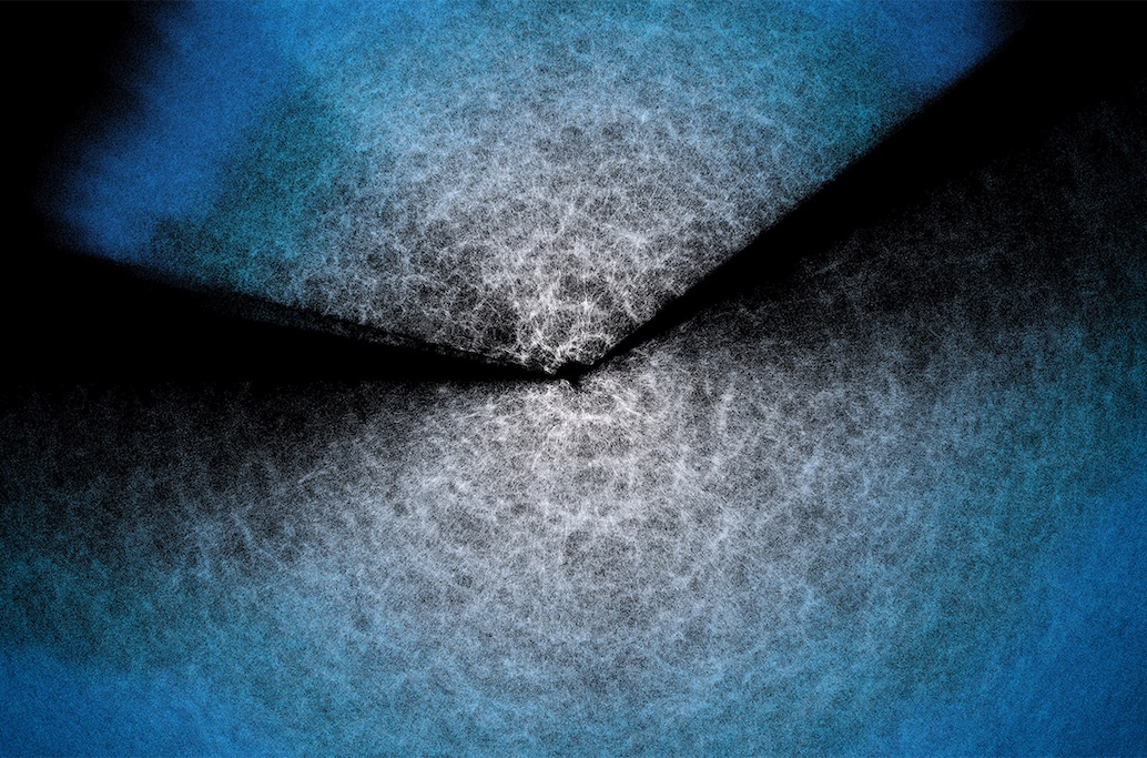 3D mapa vesmíru (každá tečka představuje vzdálenou galaxii) vytvořená přístrojem Dark Energy Spectroscopic Instrument pomáhá studovat jeho zrychlující se rozpínání | Zdroj: Science 3D mapa vesmiru