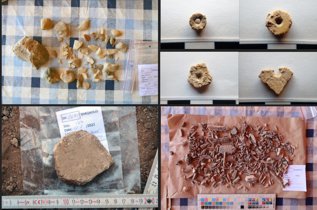 Ukázka archeologických nálezů z okolí jednoho z nejbohatších pramenišť AVCR Afrika2