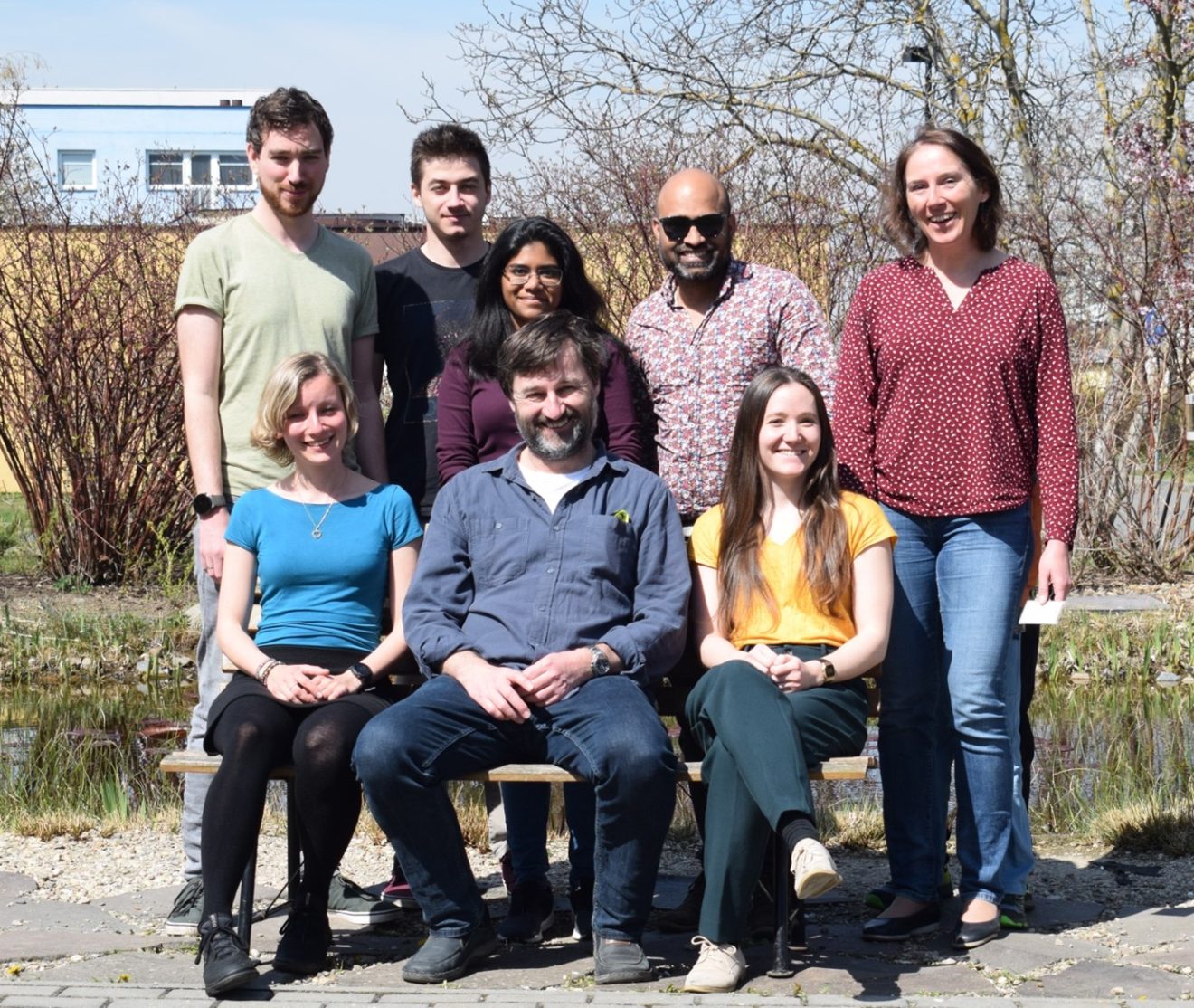 David Staněk (dole uprostřed) a Laboratoř biologie RNA, Ústav molekulární genetiky AV ČR David Stanek a tym 1320x1114