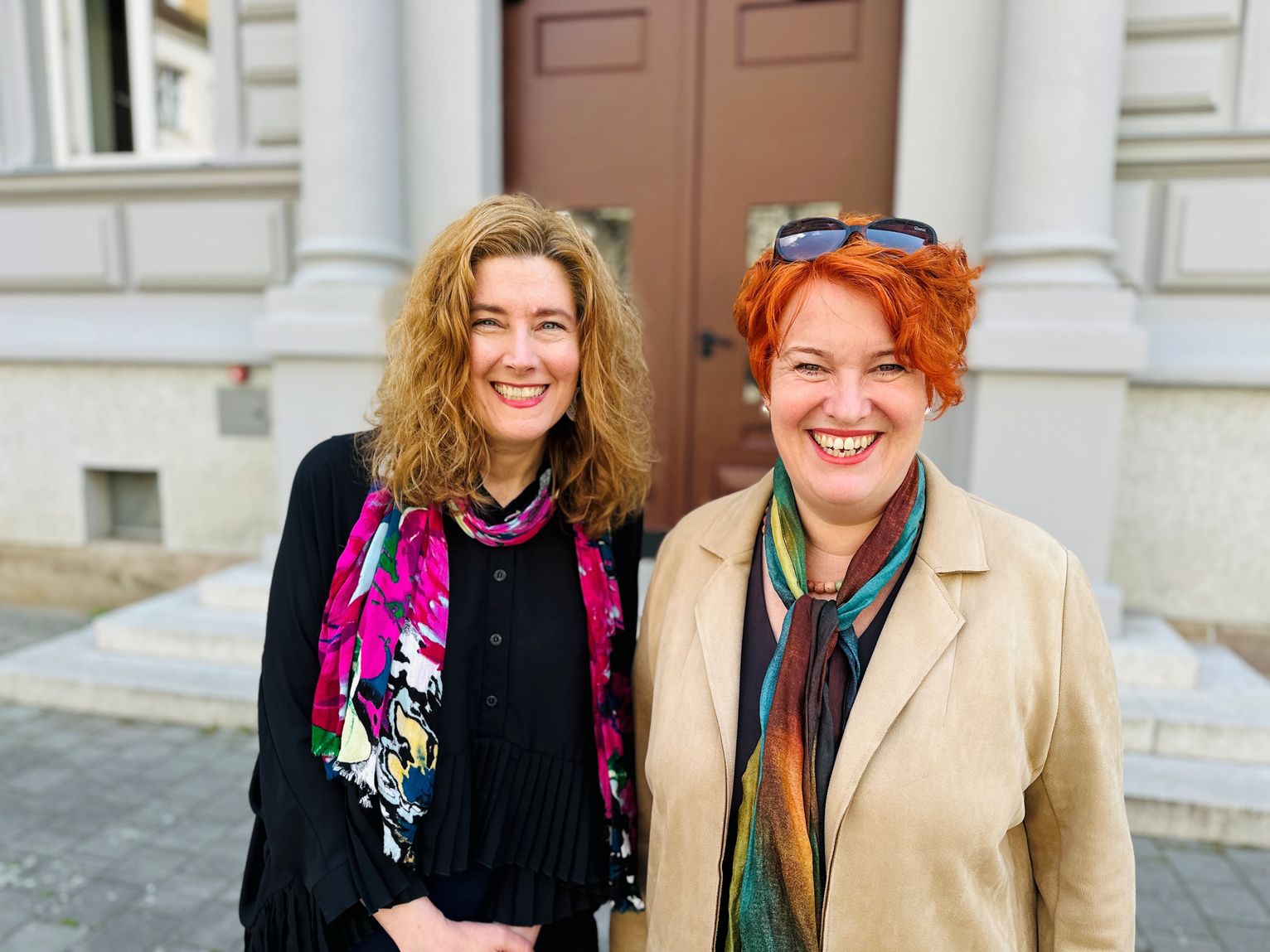 Dawn Norris (vlevo) s kolegyní Nicole Horákovou Hirschler / foto: Irma Kaňová fotka Nicole a Dawn