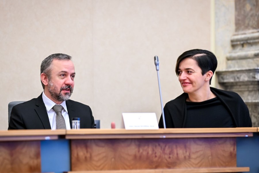 Ve Strakově akademii zasedla pod vedením ministra Marka Ženíška Rada pro výzkum, vývoj a inovace, 31. ledna 2025.