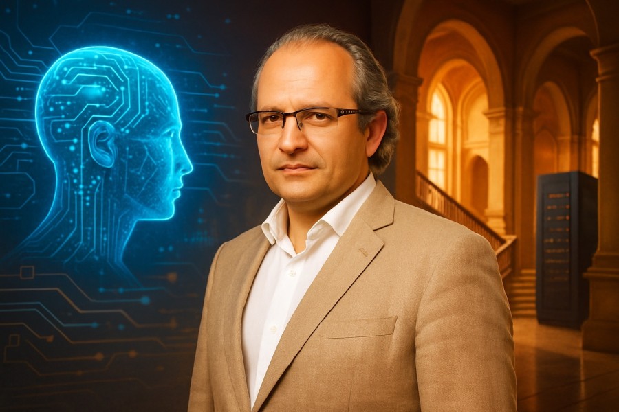 V duchu rozhovoru poskytl Petr Koňas obrázek svého avatara | Zdroj: DALL-e