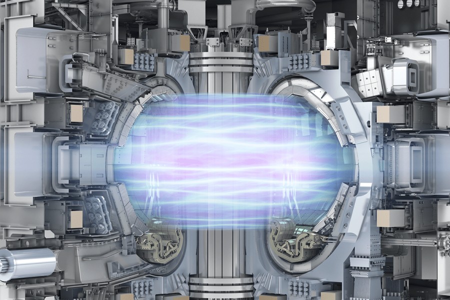 Řez reaktorem ITER | Zdroj: ITER Organization