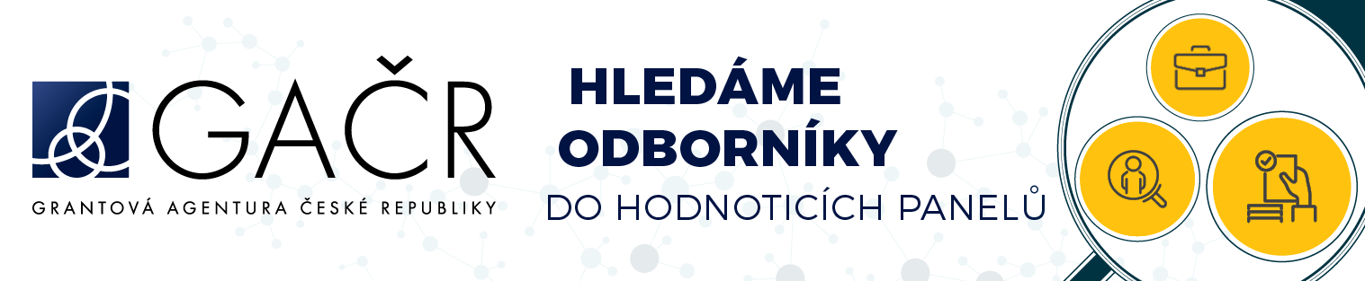 GAČR - nábor panelistů